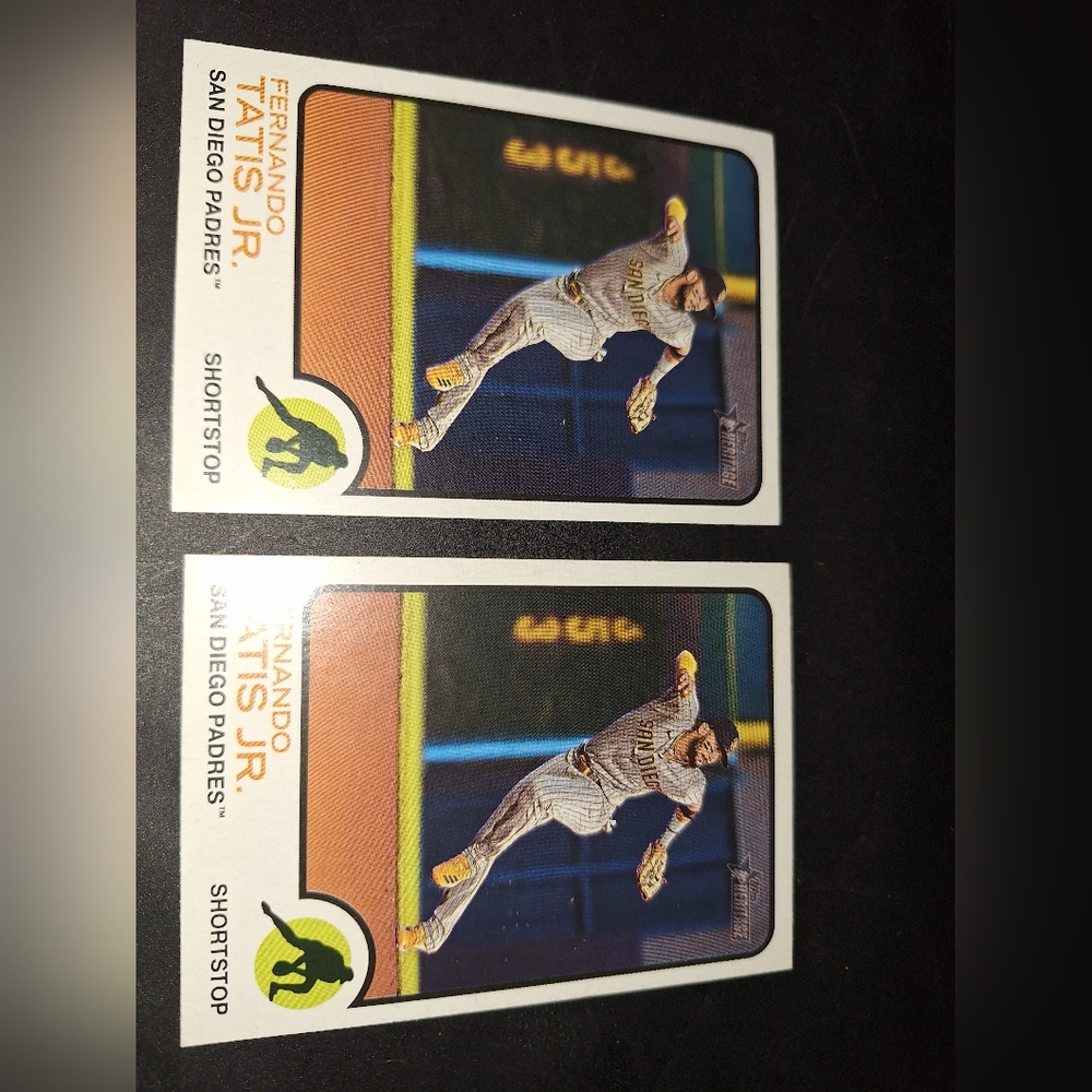 Fernando Tatis Jr topps hertiage 2022 #88 x2